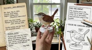 wren and cards