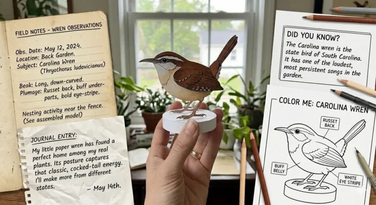 wren and cards